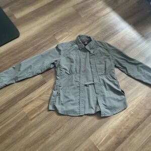 The North Face Gray Button Down Shirt